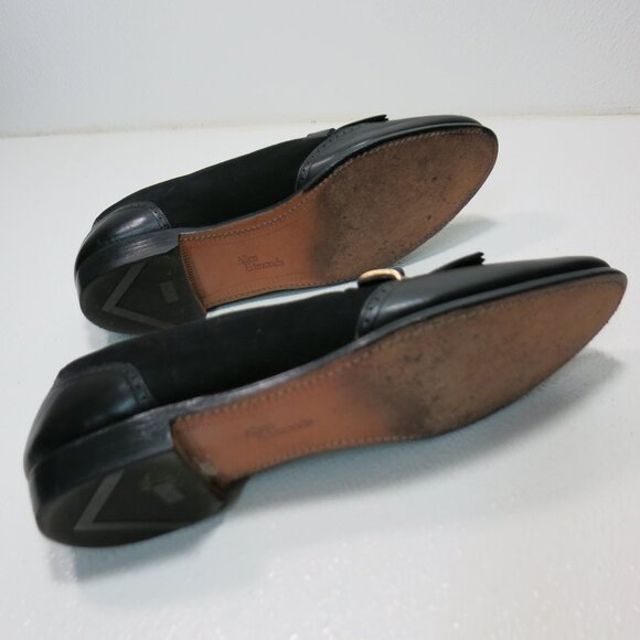 Allen Edmonds Black Loafers with Buckle Detail - Picture 3 of 7